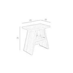 Angel Cerda Table D'angle En Noyer -Vente-unique shop table dangle en noyer 14082158 39115014 1140x1140