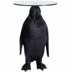 Kare Design Table D'appoint Animal Mme Pingouin Ø32cm