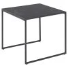 TOILINUX Table D'appoint Carré En Mélaminé Et Métal - L.50 Cm X H. 45 Cm - ... -Vente-unique shop table dappoint carre en melamine et metal l50 cm x h 45 cm noir 14071722 39079552 1140x1140