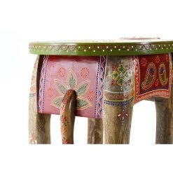 Pegane Table D'appoint En Bois De Manguier Multicolore - Longueur 46 X Profon... -Vente-unique shop table dappoint en bois de manguier multicolore longueur 46 x profondeur 35 x hauteur 35 cm 13509140 37006922 1140x1140