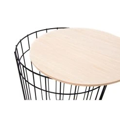 Pegane Table D'appoint En Bois Et Fer Coloris Naturel Noir - Diamètre 39 X H... 5 Pegane Table D'appoint En Bois Et Fer Coloris Naturel Noir - Diamètre 39 X H... -Vente-unique shop table dappoint en bois et fer coloris naturel noir diametre 39 x hauteur 40 cm 13517248 37047778 1140x1140