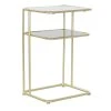 Pegane Table D'appoint En Métal Doré Et Verre - Longueur 40 X Profondeur 31... -Vente-unique shop table dappoint en metal dore et verre longueur 40 x profondeur 31 x hauteur 61 cm 13509124 37006858 1140x1140