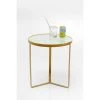 Kare Design Table D'Appoint Imitation Marbre En Verre Trempé D.45 Et Piétement E... -Vente-unique shop table dappoint imitation marble en verre trempe d45 et pietement en acier dore oriane design 1195829 1140x1140