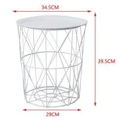 Marque Generique Table D'appoint Moderne Tables D'extrémité Mobiles Rondes Pour Chamb... -Vente-unique shop table dappoint moderne tables dextremite mobiles rondes pour chambre de chevet blanc m 9748410 25241172 1140x1140