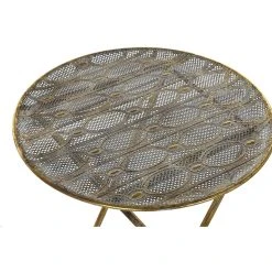 Pegane Table D'appoint Pliable En Métal - Diamètre 48 X Hauteur 70 Cm -Vente-unique shop table dappoint pliable en metal diametre 48 x hauteur 70 cm 13517176 37047524 1140x1140