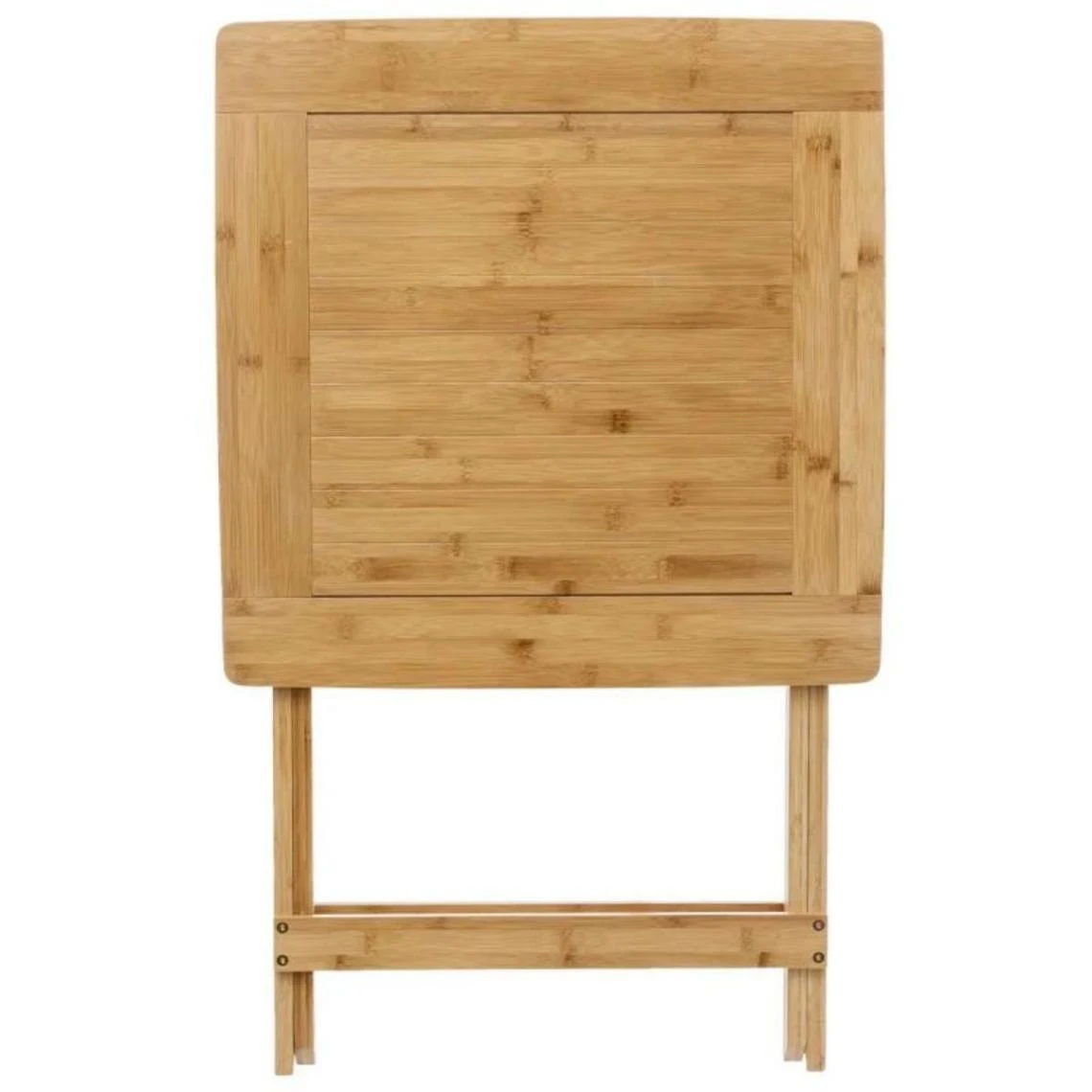 Pegane Table D'appoint Pliante En Bambou Coloris Naturel - Longueur 60 X Prof... 4 Pegane Table D'appoint Pliante En Bambou Coloris Naturel - Longueur 60 X Prof... – Image 2