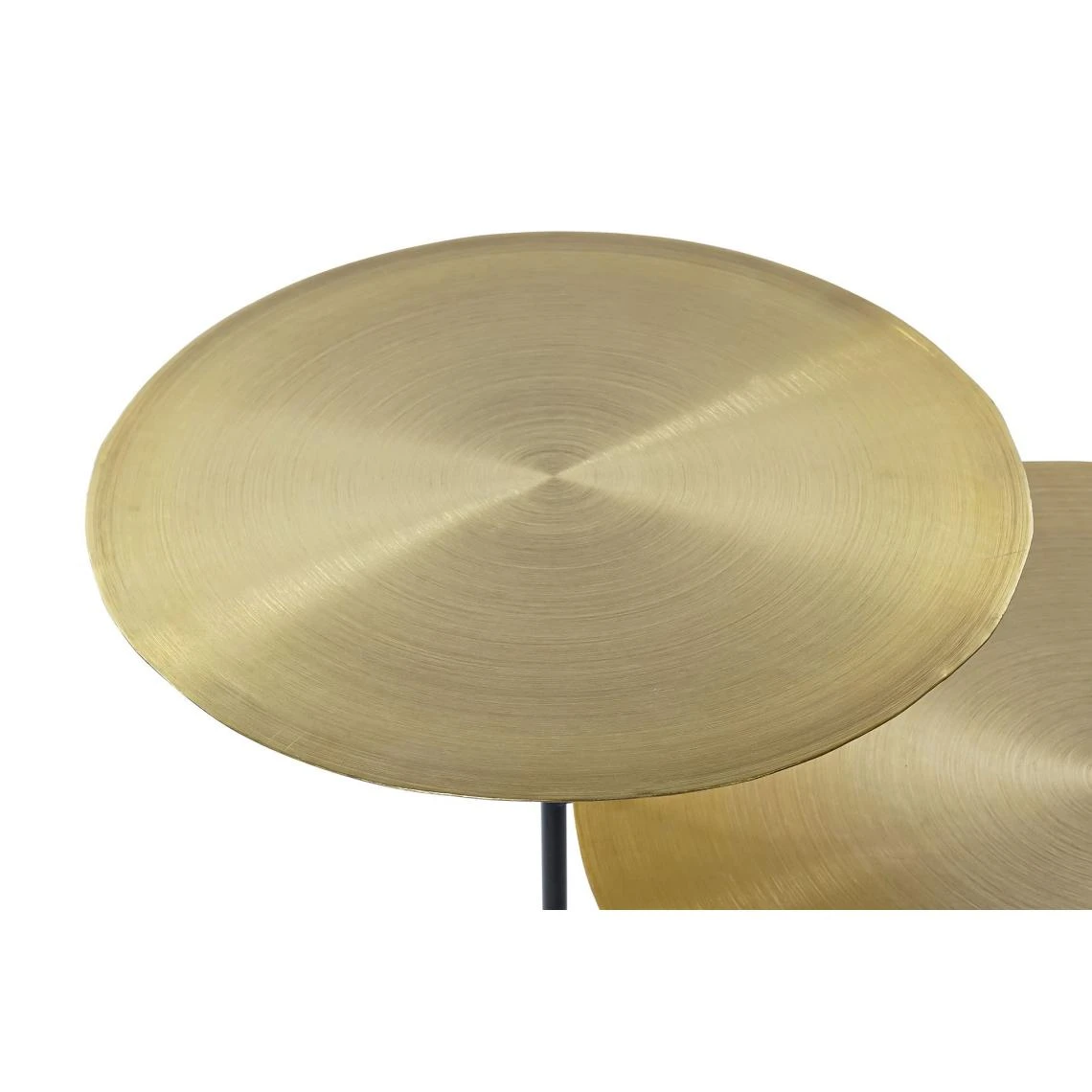 Pegane Table D'appoint Ronde En Aluminium Coloris Doré - Diamètre 73 X Haut... 6 Pegane Table D'appoint Ronde En Aluminium Coloris Doré - Diamètre 73 X Haut... – Image 4