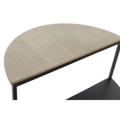 Pegane Table D'appoint Ronde En MDF Et Fer Coloris Naturel Noir - Diamètre 4... -Vente-unique shop table dappoint ronde en mdf et fer coloris naturel noir diametre 40 x hauteur 56 cm 13517174 37047518 1140x1140