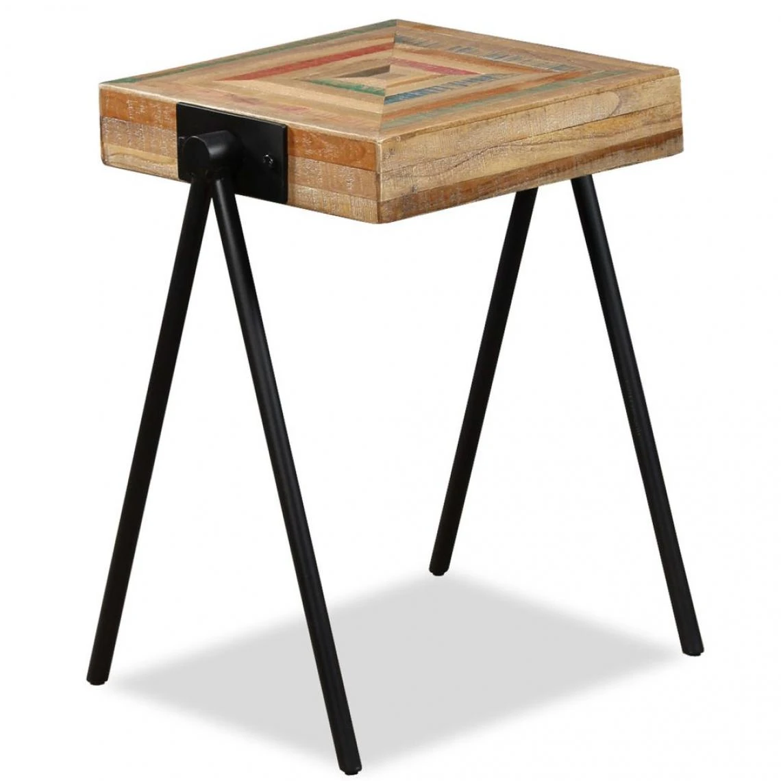 SANS MARQUE Table D'appoint Teck Massif De Récupération - Brun - Tables - Consol... 3 SANS MARQUE Table D'appoint Teck Massif De Récupération - Brun - Tables - Consol...