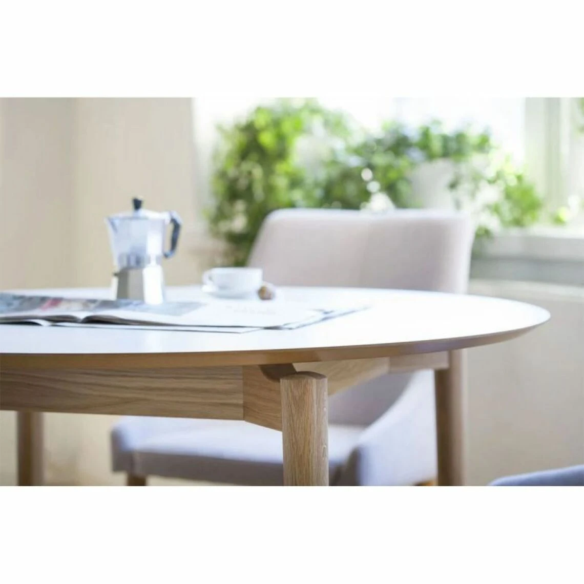 Paris Prix Table De Repas Design Barbara 115cm Naturel 5 Paris Prix Table De Repas Design Barbara 115cm Naturel – Image 3