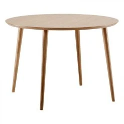 Paris Prix Table De Repas Ronde Bois Cloyd 100cm Beige