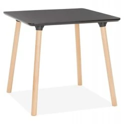 Paris Prix Table De Repas Scandinave Azerano 80cm Noir