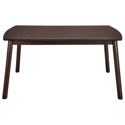 Beliani Table De Salle à Manger Bois Foncé ELBA -Vente-unique shop table de salle a manger bois fonce elba 13498738 36968412 1140x1140