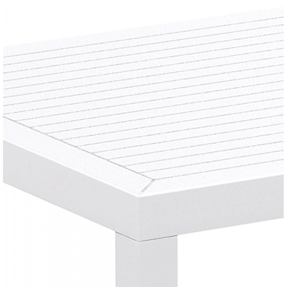 Alterego Table De Terrasse 'CANTINA' Design En Matière Plastique Blanche - 80x... 7 Alterego Table De Terrasse 'CANTINA' Design En Matière Plastique Blanche - 80x... – Image 5