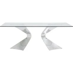 Karedesign Table Gloria 200x100cm Chromée Kare Design
