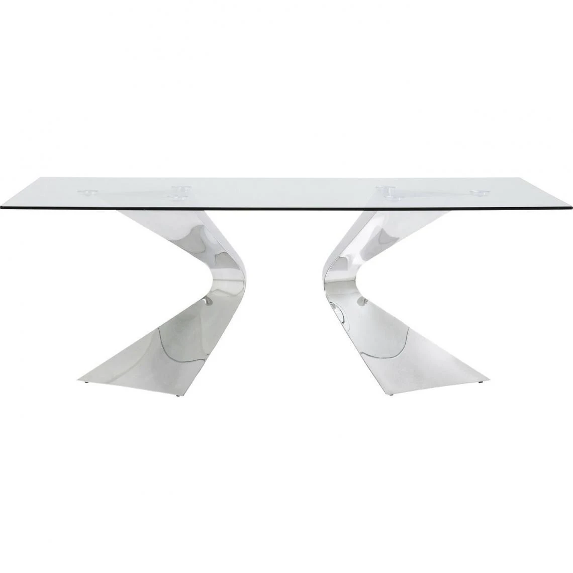 Karedesign Table Gloria 200x100cm Chromée Kare Design 3 Karedesign Table Gloria 200x100cm Chromée Kare Design