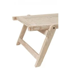 Inside 75 Table Lit Militaire CYBA En Bois Recyclé Blanc Délavé. -Vente-unique shop table lit militaire cyba en bois recycle blanc delave 11007184 28743416 1140x1140