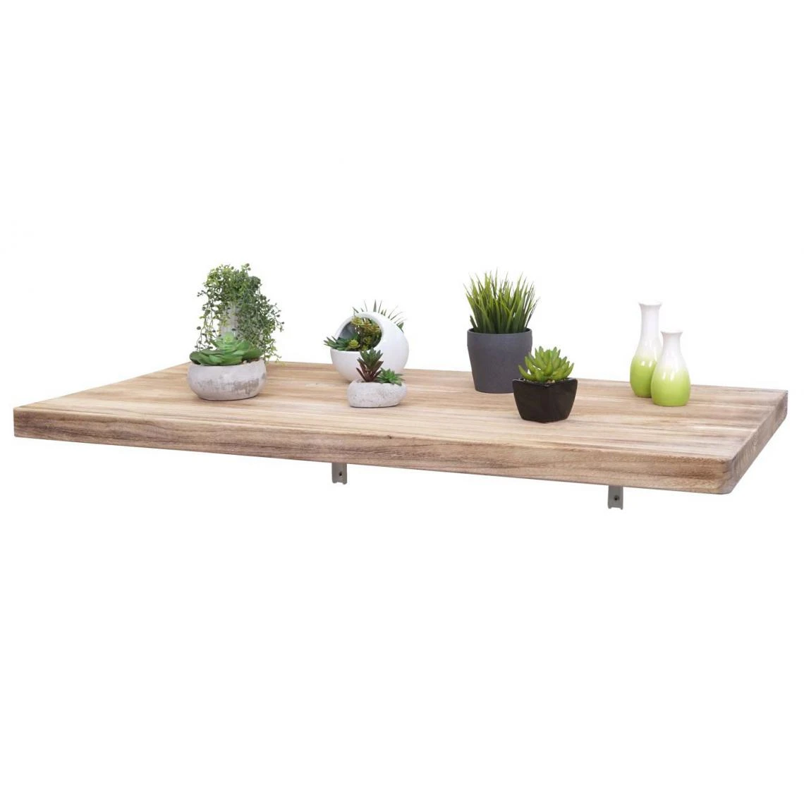 Mendler Table Murale HWC-H48, Table Pliante Murale En Bois Massif ~ 100x50cm C... 4 Mendler Table Murale HWC-H48, Table Pliante Murale En Bois Massif ~ 100x50cm C... – Image 2