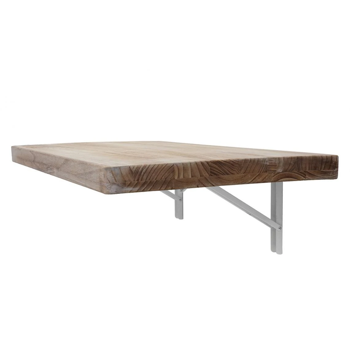Mendler Table Murale HWC-H48, Table Pliante Murale En Bois Massif ~ 100x50cm C... 6 Mendler Table Murale HWC-H48, Table Pliante Murale En Bois Massif ~ 100x50cm C... – Image 4