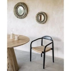 Pegane Table Ronde Coloris Naturel En Bois De Teck Massif - Diamètre 120 X H... -Vente-unique shop table ronde coloris naturel en bois de teck massif diametre 120 x hauteur 78 cm 12669534 34055156 1140x1140