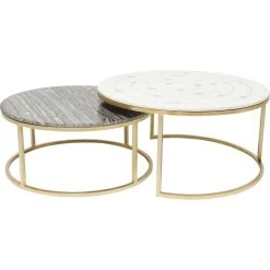 Karedesign Tables D'appoint Mystic Rondes Set De 2 Kare Design -Vente-unique shop tables d appoint mystic rond set de 2 kare design 2