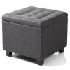HELLOSHOP26 Tabouret D'assise En Lin Avec Rangement Couvercle Amovible Gris Foncé... -Vente-unique shop tabouret dassise en lin avec rangement couvercle amovible gris fonce 190000401 11032032 28816194 1140x1140