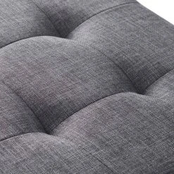 HELLOSHOP26 Tabouret En Lin Avec Pieds En Bois Gris Foncé 19_0000519 -Vente-unique shop tabouret en lin avec pieds en bois gris fonce 190000519 11032038 28816220 1140x1140