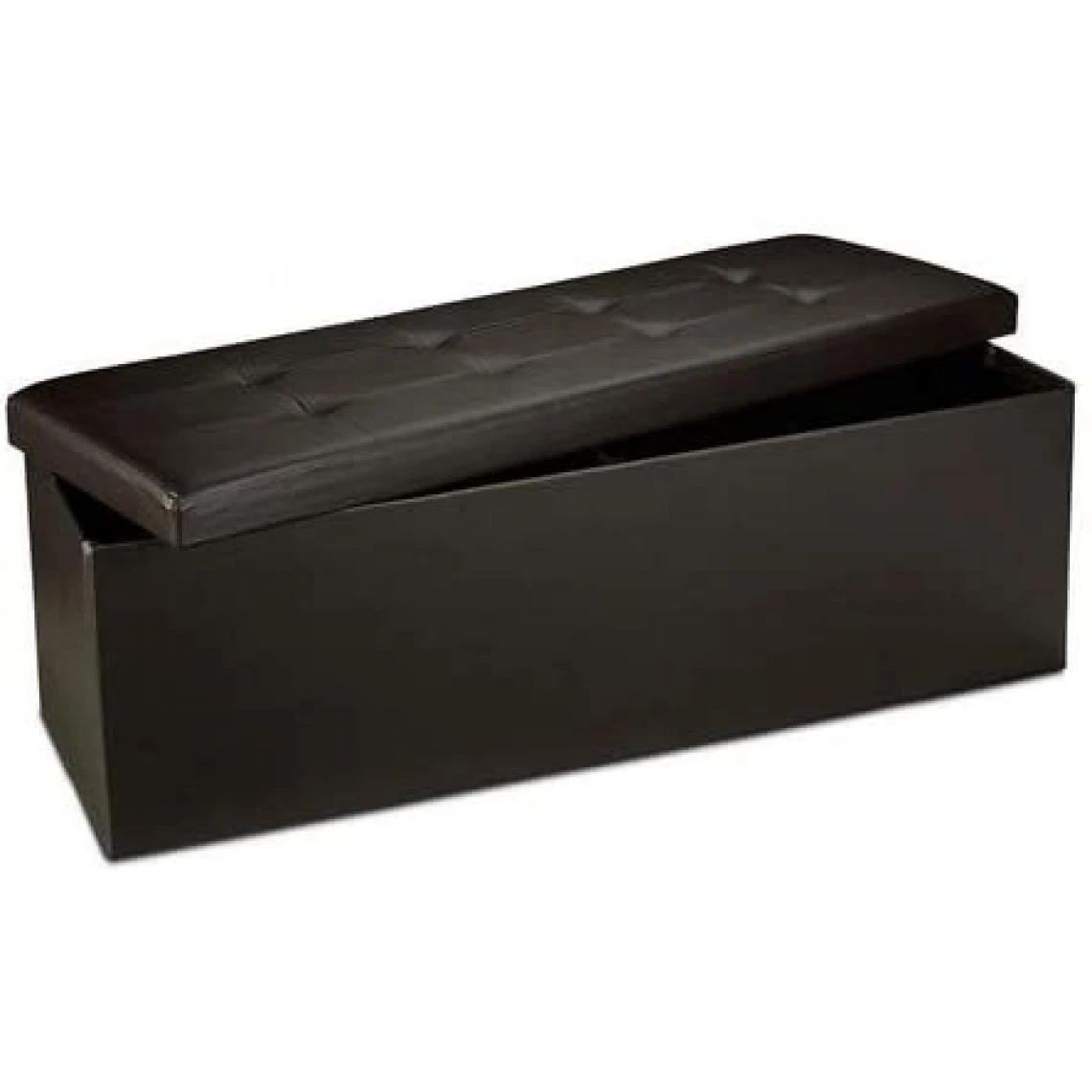 HELLOSHOP26 Tabouret Pliant Similicuir Pouf De Rangement Pliant Pliable 114 Cm Mar... 3 HELLOSHOP26 Tabouret Pliant Similicuir Pouf De Rangement Pliant Pliable 114 Cm Mar...