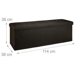 HELLOSHOP26 Tabouret Pliant Similicuir Pouf De Rangement Pliant Pliable 114 Cm Mar... 6 HELLOSHOP26 Tabouret Pliant Similicuir Pouf De Rangement Pliant Pliable 114 Cm Mar... -Vente-unique shop tabouret pliant similicuir pouf de rangement pliant pliable 114 cm marron 130002807 11031940 28815832 1140x1140