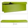HELLOSHOP26 Tabouret Pliant Similicuir Pouf De Rangement Pliant Pliable 114 Cm Ver... -Vente-unique shop tabouret pliant similicuir pouf de rangement pliant pliable 114 cm vert 1300028072 11031968 28815950 1140x1140