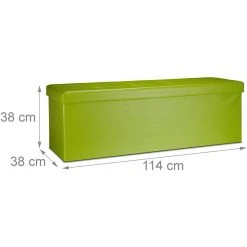 HELLOSHOP26 Tabouret Pliant Similicuir Pouf De Rangement Pliant Pliable 114 Cm Ver... 7 HELLOSHOP26 Tabouret Pliant Similicuir Pouf De Rangement Pliant Pliable 114 Cm Ver... -Vente-unique shop tabouret pliant similicuir pouf de rangement pliant pliable 114 cm vert 1300028072 11031968 28815952 1140x1140