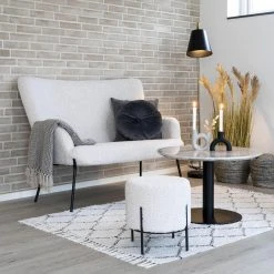 Altobuy TYROL - Table Basse Ronde Ø70cm Aspect Marbré Et Pied Acier Noir -Vente-unique shop tyrol table basse ronde 70cm aspect marbre et pied acier noir 11784940 31118120 1140x1140