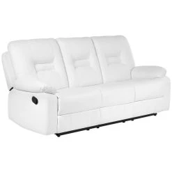 Beliani Canapé 3 Places En Simili Cuir Blanc Avec Position Réglable BERGEN 10 Beliani Canapé 3 Places En Simili Cuir Blanc Avec Position Réglable BERGEN -Vente-unique shop undef src sa picid 681559 x 1800 type whitenosh image