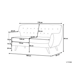 Beliani Canapé 3 Places En Velours Gris BODO -Vente-unique shop undef src sa picid 686616 x 1000 type whitenosh image