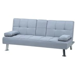 Beliani Canapé Convertible Gris Clair ROXEN -Vente-unique shop undef src sa picid 701997 x 1800 type whitenosh image