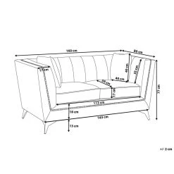 Beliani Canapé 2 Places En Velours Bleu-vert GAULA -Vente-unique shop undef src sa picid 706280 x 1000 type whitenosh image