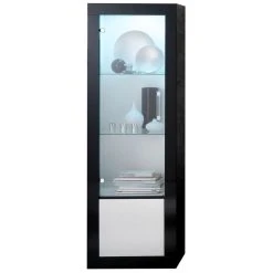Altobuy Victoria - Ensemble Salon Complet -Vente-unique shop victoria vitrine 1 porte gauche avec led