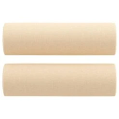 VidaXL Canapé 2 Places Et Oreillers Et Coussins Crème 140 Cm Tissu -Vente-unique shop vidaxl canape 2 places et oreillers et coussins creme 140 cm tissu 13692514 37751552 1140x1140