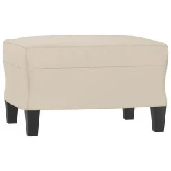 VidaXL Canapé 3 Places Avec Repose-pieds Crème 180 Cm Tissu Microfib... -Vente-unique shop vidaxl canape 3 places avec repose pieds creme 180 cm tissu microfibre 13698624 37778330 1140x1140