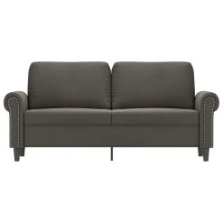 VidaXL Canapé à 2 Places Gris Foncé 140 Cm Velours 8 VidaXL Canapé à 2 Places Gris Foncé 140 Cm Velours -Vente-unique shop vidaxl canape a 2 places gris fonce 140 cm velours 14104926 39289240 1140x1140