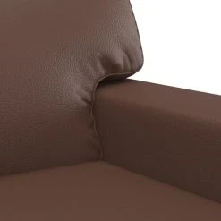 VidaXL Canapé à 2 Places Marron 120 Cm Similicuir -Vente-unique shop vidaxl canape a 2 places marron 120 cm similicuir 14105028 39289756 1140x1140