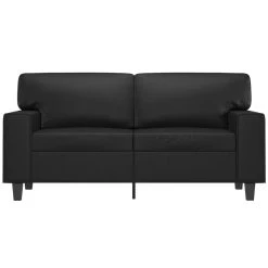 VidaXL Canapé à 2 Places Noir 120 Cm Similicuir 8 VidaXL Canapé à 2 Places Noir 120 Cm Similicuir -Vente-unique shop vidaxl canape a 2 places noir 120 cm similicuir 14104688 39288058 1140x1140
