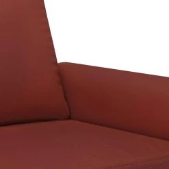 VidaXL Canapé à 2 Places Rouge Bordeaux 140 Cm Similicuir -Vente-unique shop vidaxl canape a 2 places rouge bordeaux 140 cm similicuir 14104488 39287064 1140x1140