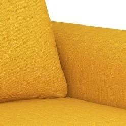 VidaXL Canapé à 3 Places Jaune Clair 180 Cm Tissu -Vente-unique shop vidaxl canape a 3 places jaune clair 180 cm tissu 14105046 39289846 1140x1140