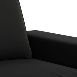 VidaXL Canapé à 3 Places Noir 180 Cm Tissu Microfibre -Vente-unique shop vidaxl canape a 3 places noir 180 cm tissu microfibre 14104724 39288244 1140x1140