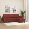 VidaXL Canapé à 3 Places Repose-pieds Rouge Bordeaux 180 Cm Similicu... 2 VidaXL Canapé à 3 Places Repose-pieds Rouge Bordeaux 180 Cm Similicu... -Vente-unique shop vidaxl canape a 3 places repose pieds rouge bordeaux 180 cm similicuir 13692532 37751626 1140x1140