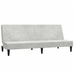 VidaXL Canapé-lit à 2 Places Avec Tabouret Gris Clair Tissu Microfib... 9 VidaXL Canapé-lit à 2 Places Avec Tabouret Gris Clair Tissu Microfib... -Vente-unique shop vidaxl canape lit a 2 places avec tabouret gris clair tissu microfibre 14128026 39382220 1140x1140