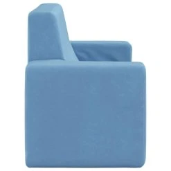 VidaXL Canapé Pour Enfants à 2 Places Bleu Peluche Douce -Vente-unique shop vidaxl canape pour enfants a 2 places bleu peluche douce 14105054 39289882 1140x1140