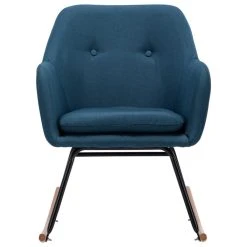 VidaXL Chaise à Bascule Bleu Tissu -Vente-unique shop vidaxl chaise a bascule bleu tissu 7366118 18517094 1200x1200