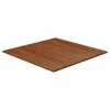 VidaXL Dessus De Table Carré Marron Foncé80x80x1,5cm Bois Chêne Tra...